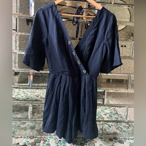 NWT Navy Blue Nautical Romper